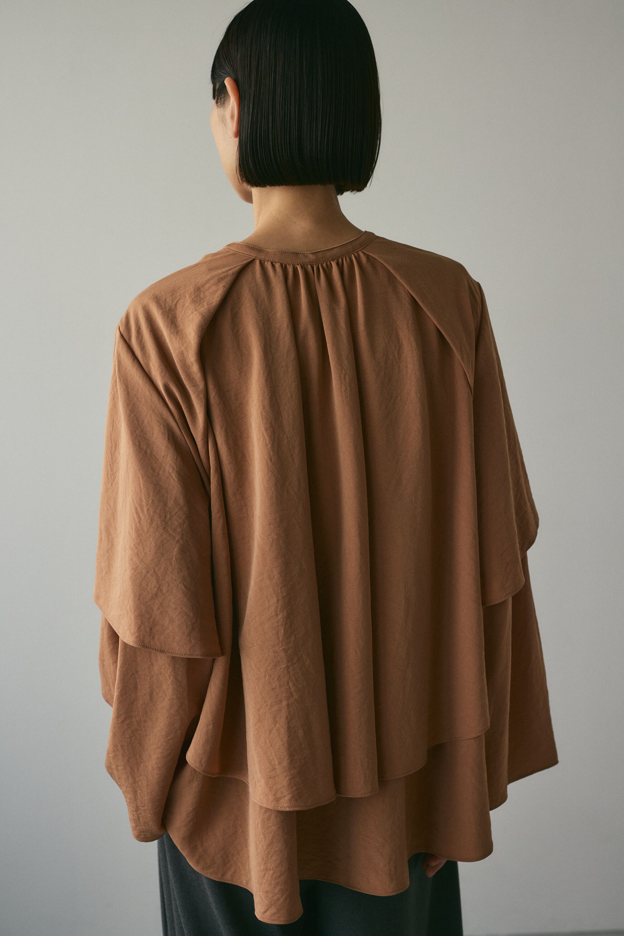 STYLEMIXER「フリルレイヤーブラウス」|チュニック|