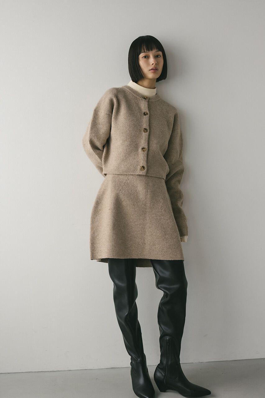 STYLEMIXER「ボタンショートニットカーディガン」|カーディガン|