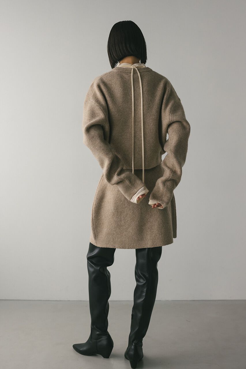 STYLEMIXER「ボタンショートニットカーディガン」|カーディガン|