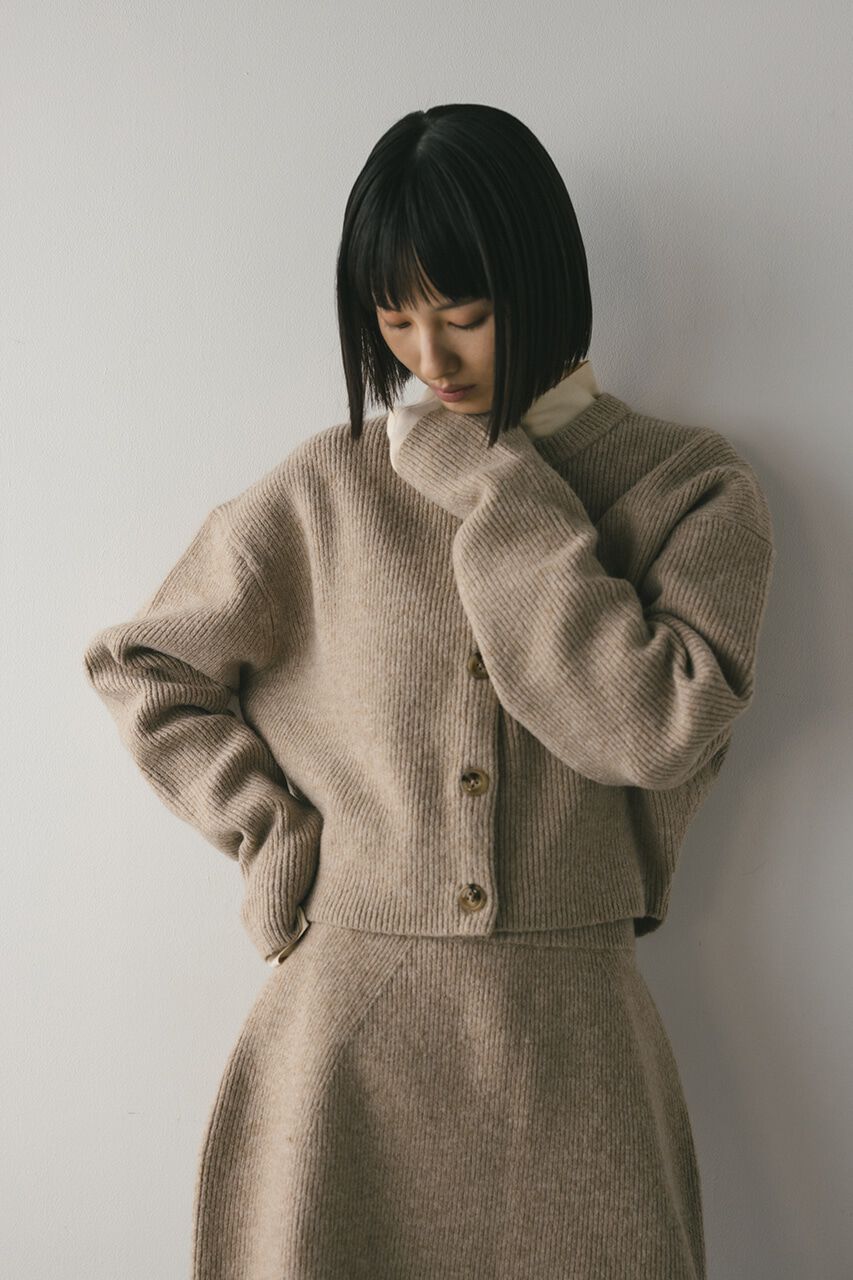 STYLEMIXER「ボタンショートニットカーディガン」|カーディガン|