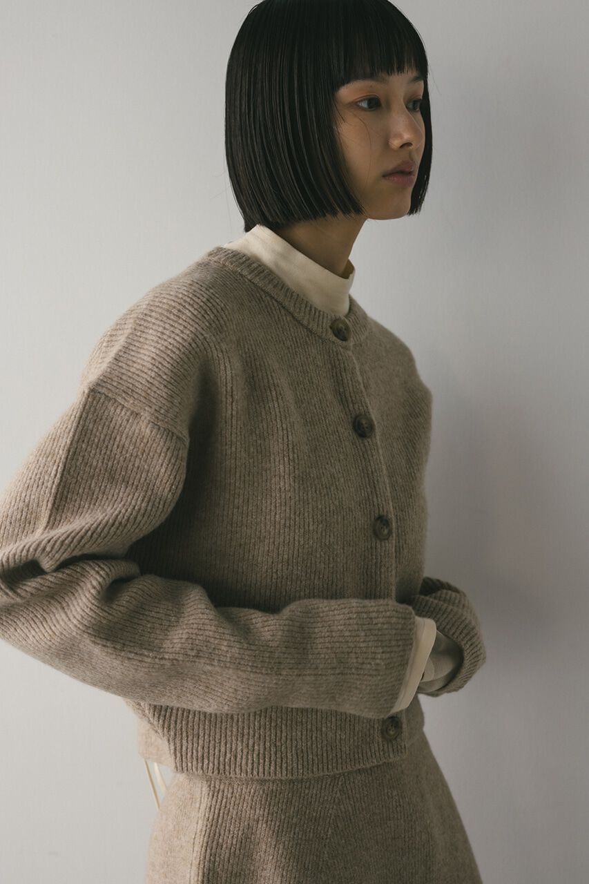 STYLEMIXER「ボタンショートニットカーディガン」|カーディガン|