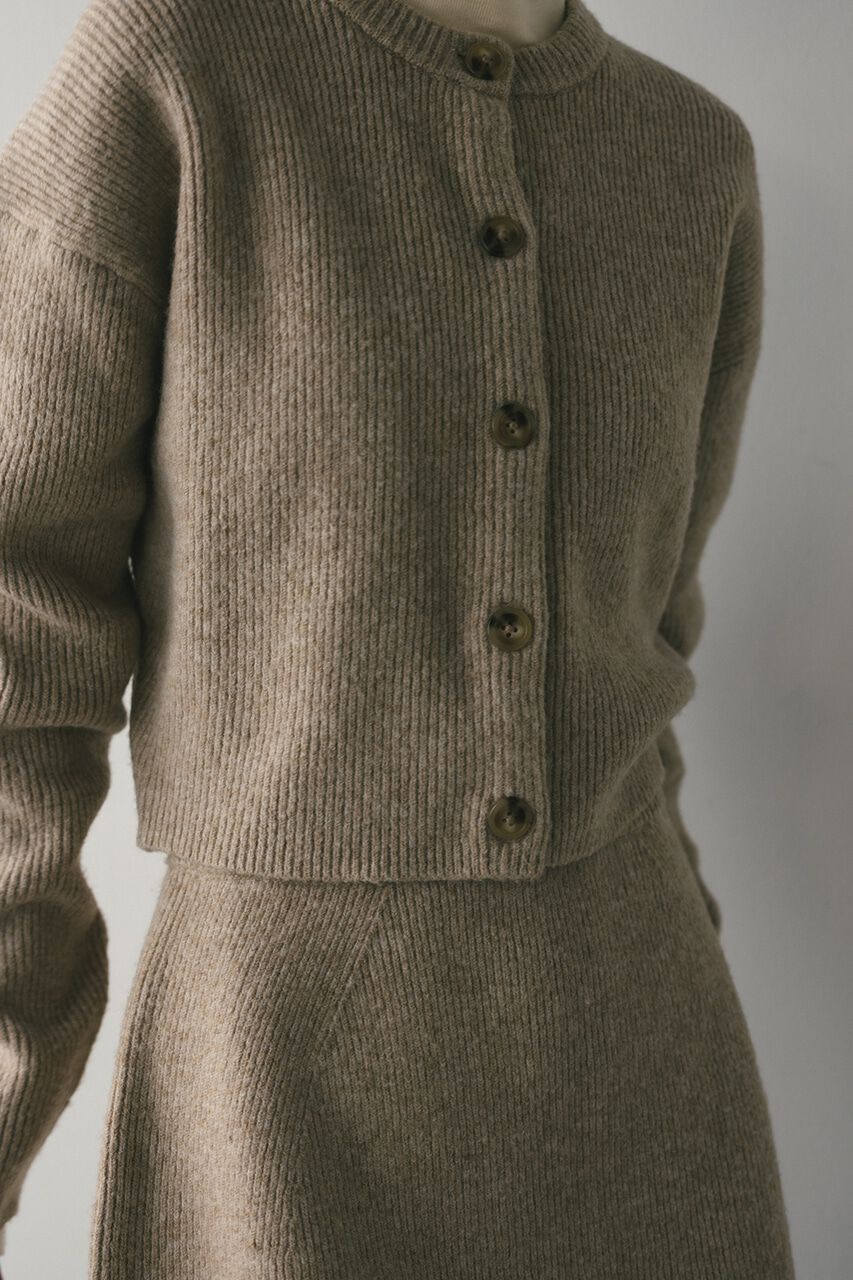 STYLEMIXER「ボタンショートニットカーディガン」|カーディガン|