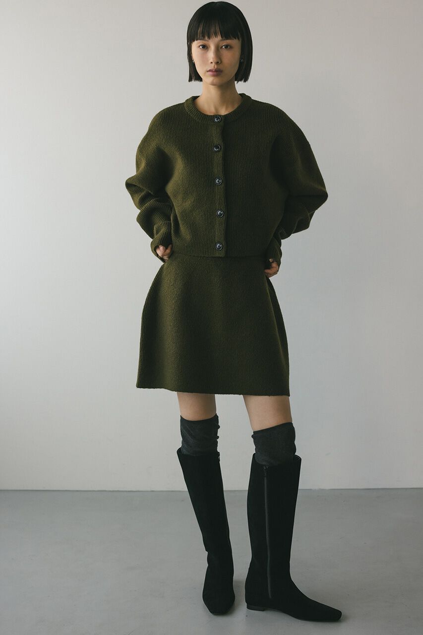 STYLEMIXER「ボタンショートニットカーディガン」|カーディガン|
