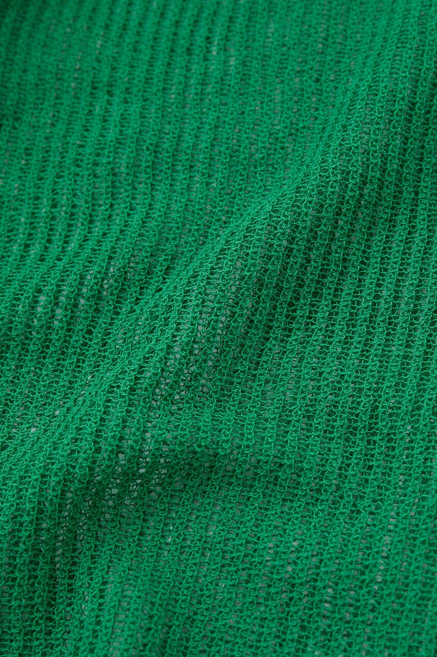 MOUSSY「SHEER HOODIE カーディガン」|カーディガン|