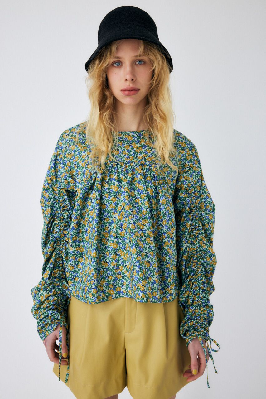 MOUSSY「EMPIRE GATHER ブラウス」|シャツ・ブラウス|