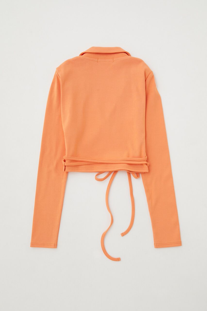 MOUSSY「CROSS OVER POLO LS トップス」|Tシャツ・カットソー|