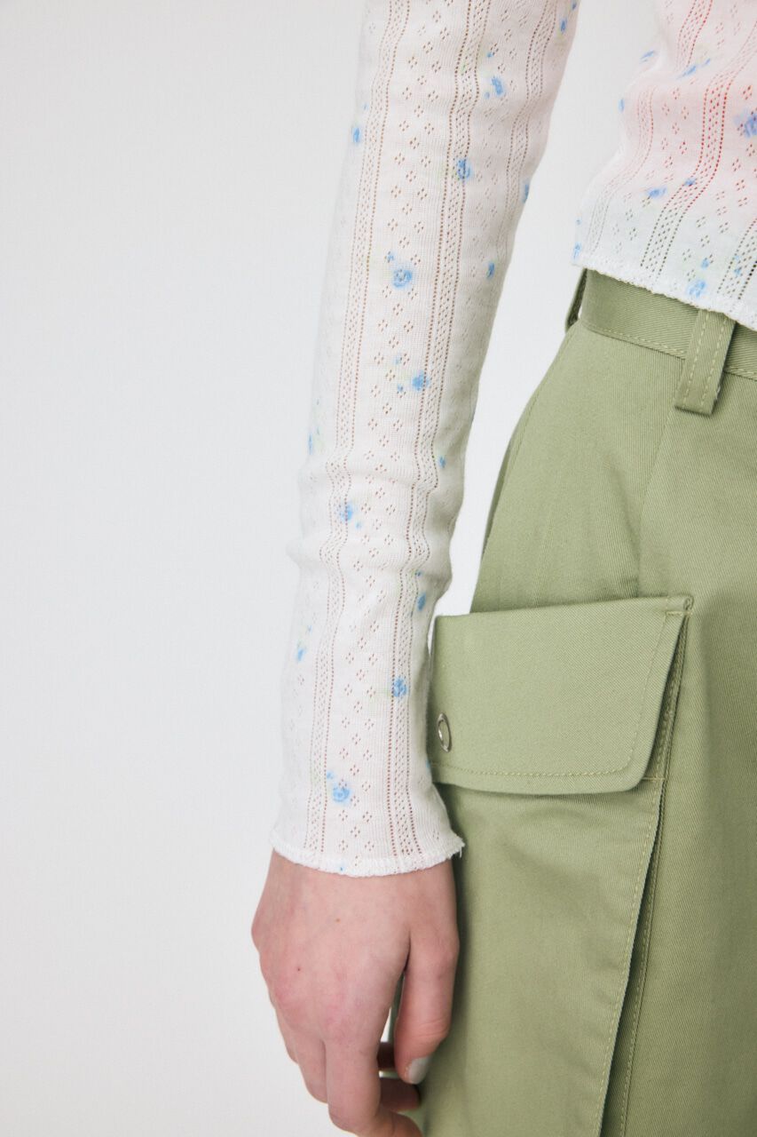 MOUSSY「PICOT CROPPED カーディガン」|Tシャツ・カットソー|