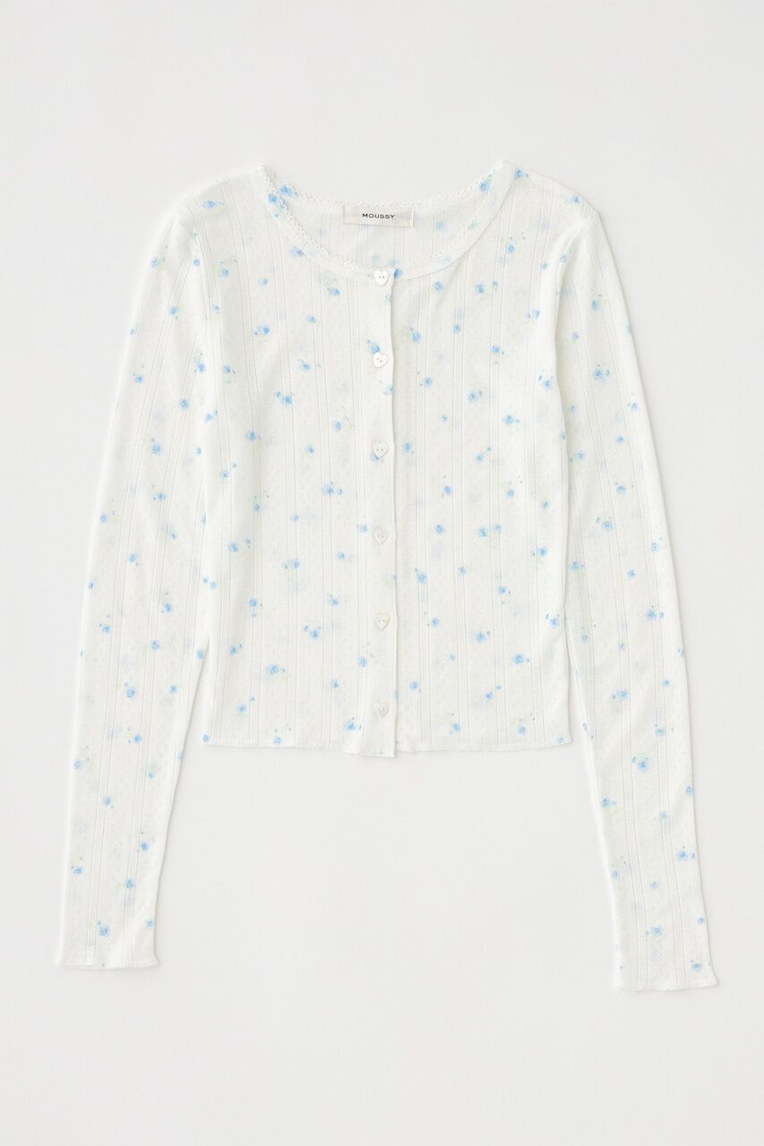 MOUSSY「PICOT CROPPED カーディガン」|Tシャツ・カットソー|