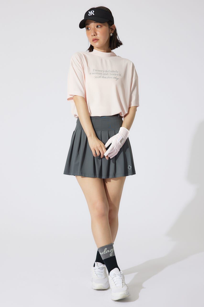 rienda「ロゴプリントルーズTシャツ」|シャツ・ブラウス|