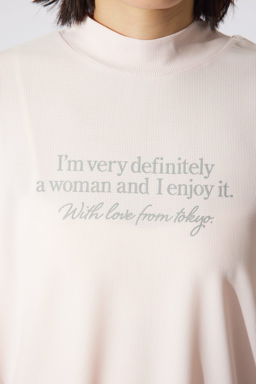 rienda「ロゴプリントルーズTシャツ」|シャツ・ブラウス|