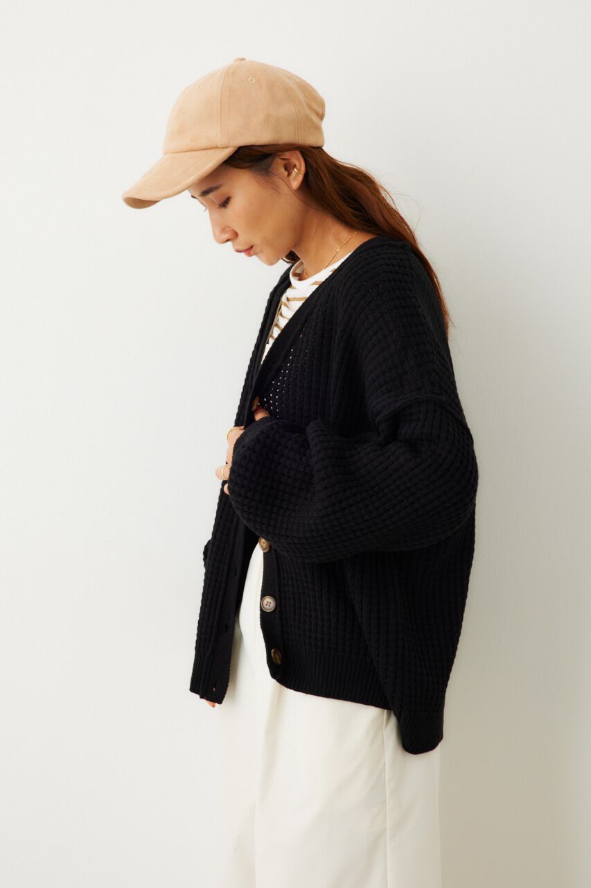 RODEO CROWNS「ワッフルルーズニットカーディガン」|カーディガン|