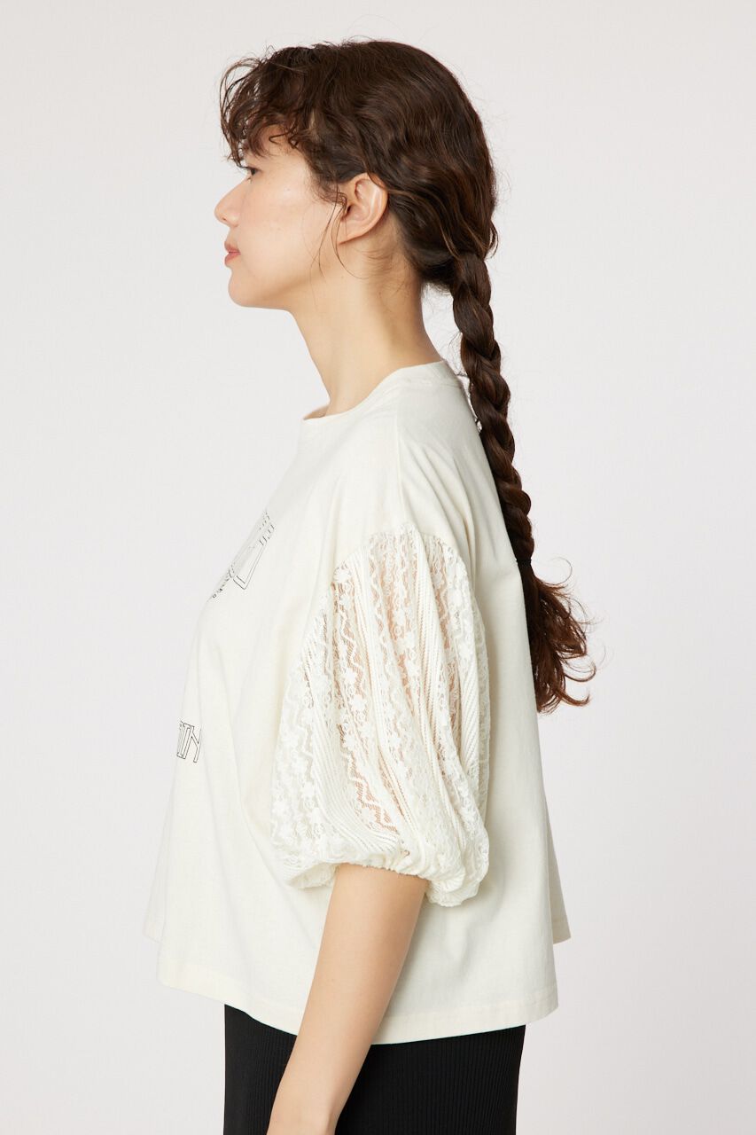 RODEO CROWNS「レーススリーブトップス」|Tシャツ・カットソー|