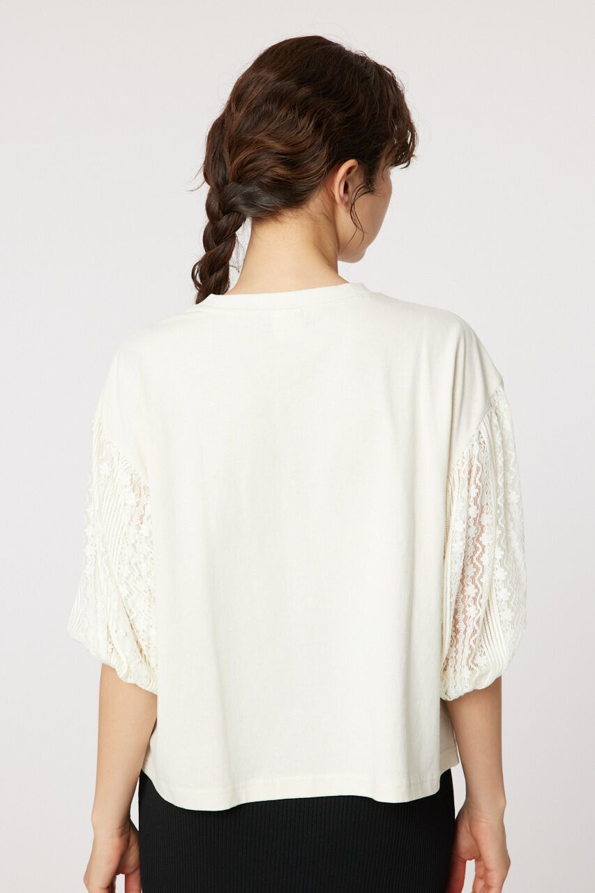 RODEO CROWNS「レーススリーブトップス」|Tシャツ・カットソー|