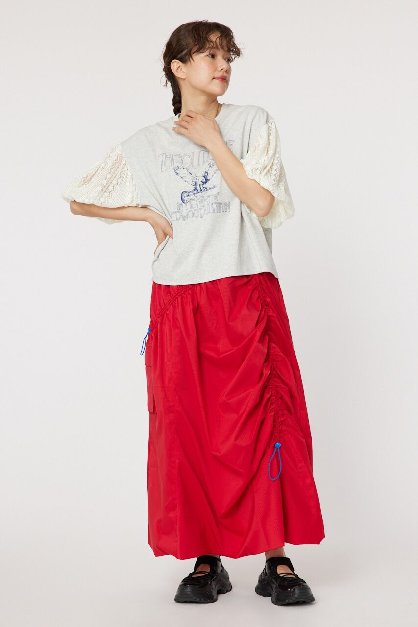 RODEO CROWNS「レーススリーブトップス」|Tシャツ・カットソー|