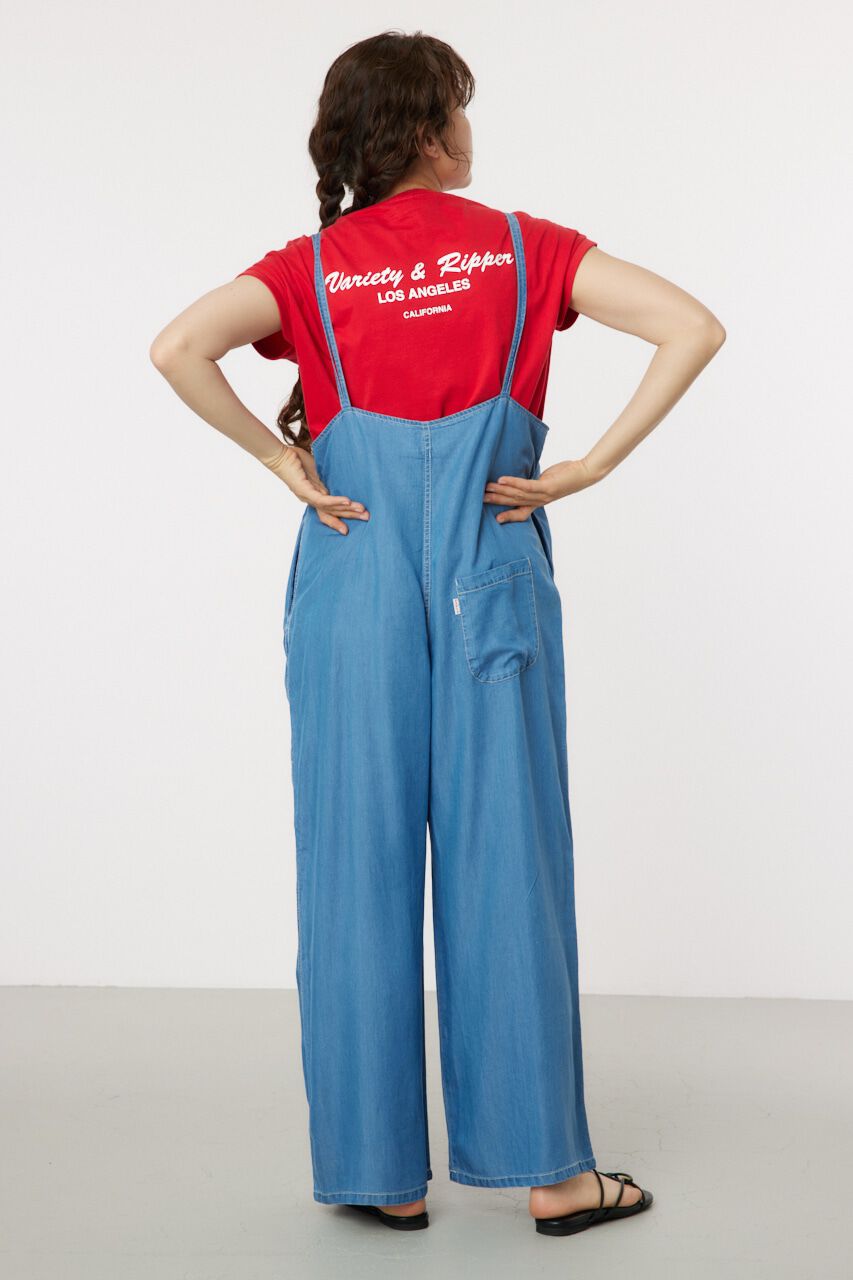 RODEO CROWNS「Supple DENIM サロペット」|ワンピース|