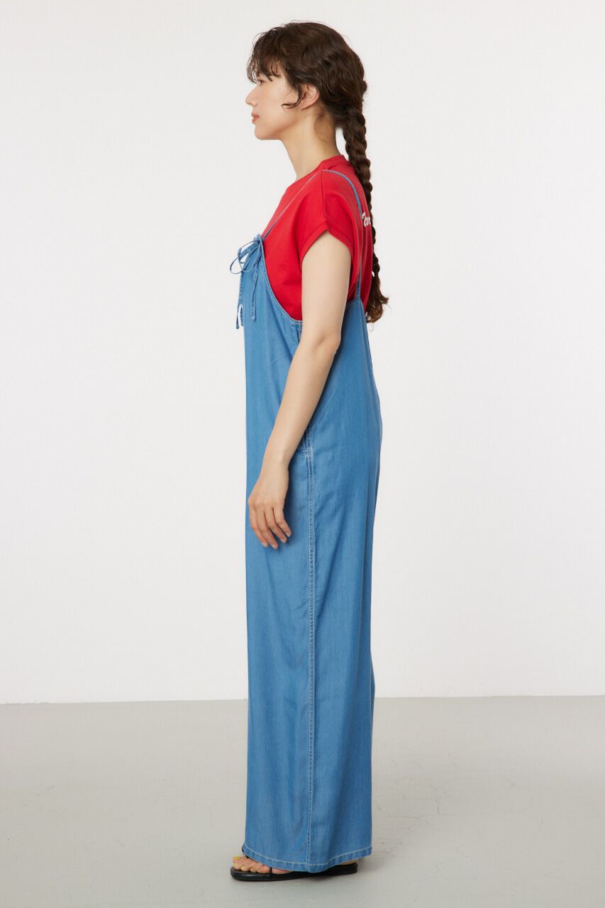 RODEO CROWNS「Supple DENIM サロペット」|ワンピース|