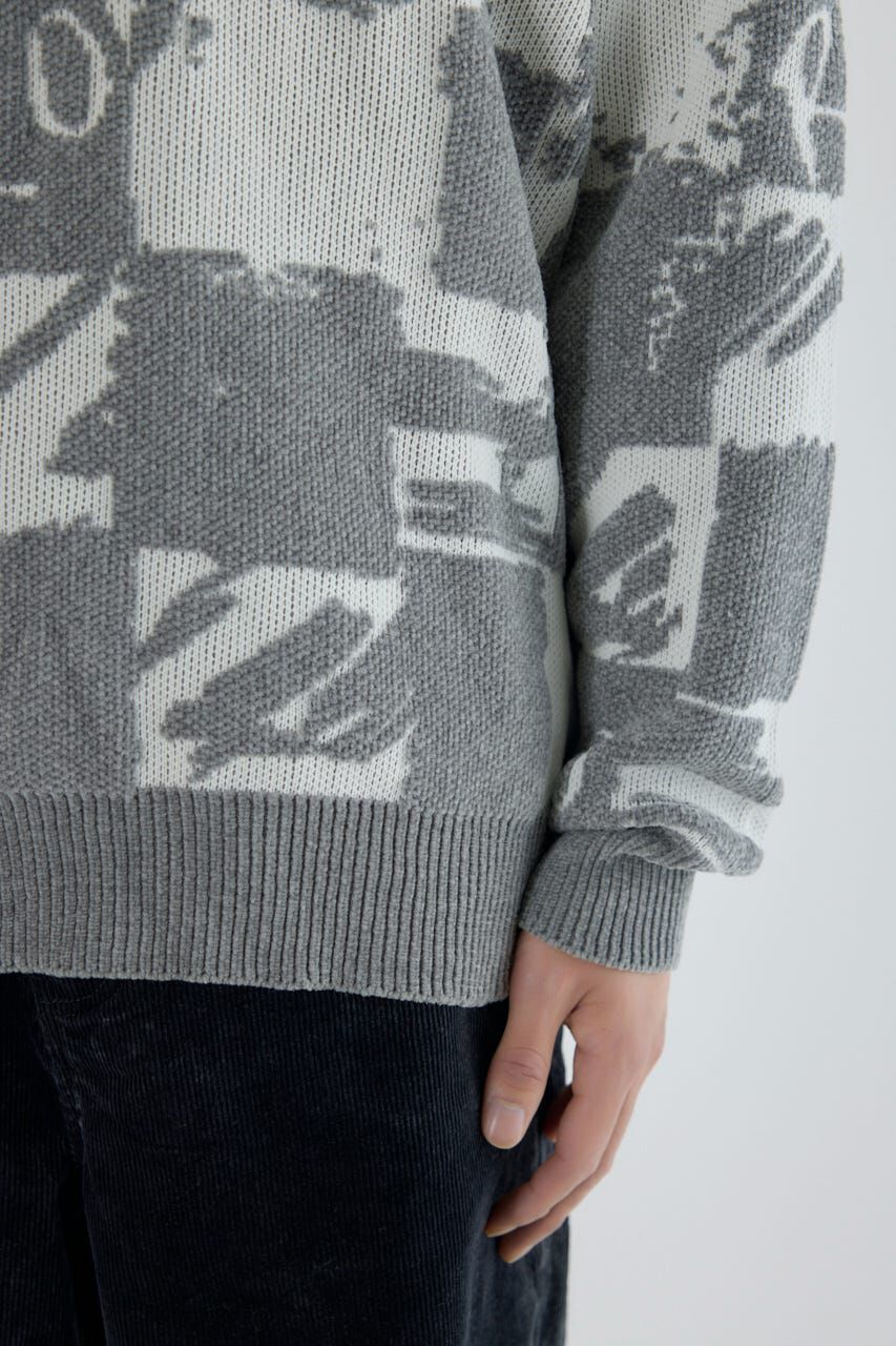 RODEO CROWNS「ブロークンチェックニット」|ニット・セーター|