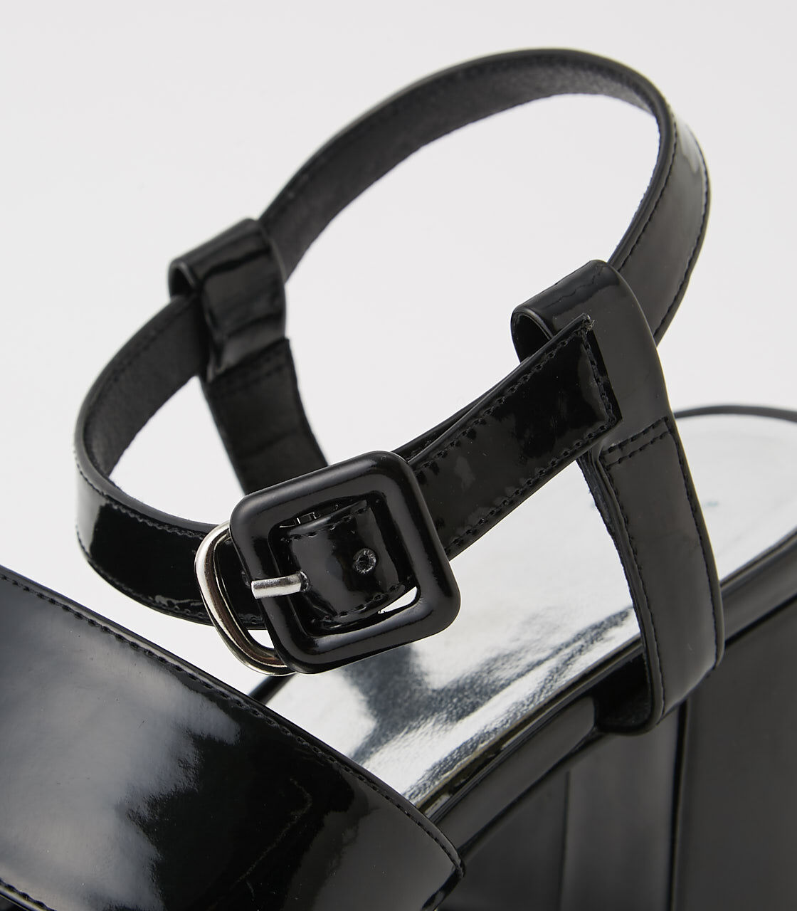 SLY「SQUARE TOE BASIC SANDAL」|サンダル|