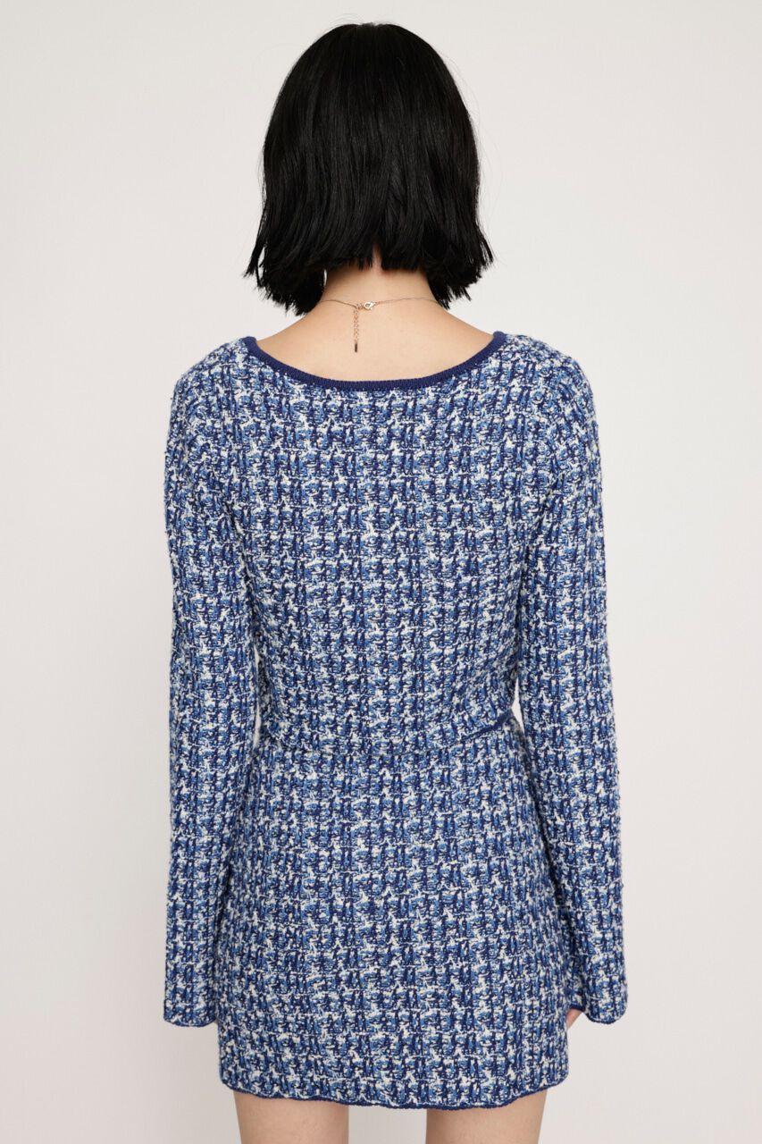 SLY「TWEED KNIT カーディガン」|カーディガン|