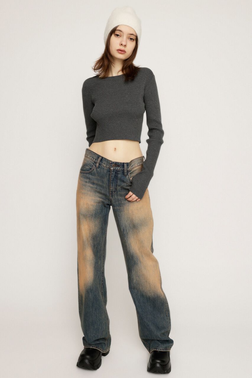 SLY「SILAS DYE L／W STRAIGHT PT-E」|デニム|