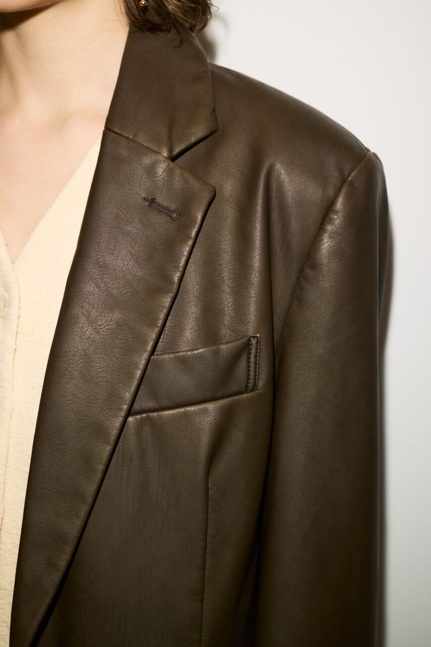 SLY「F／LEATHER BOXY ジャケット」|その他|