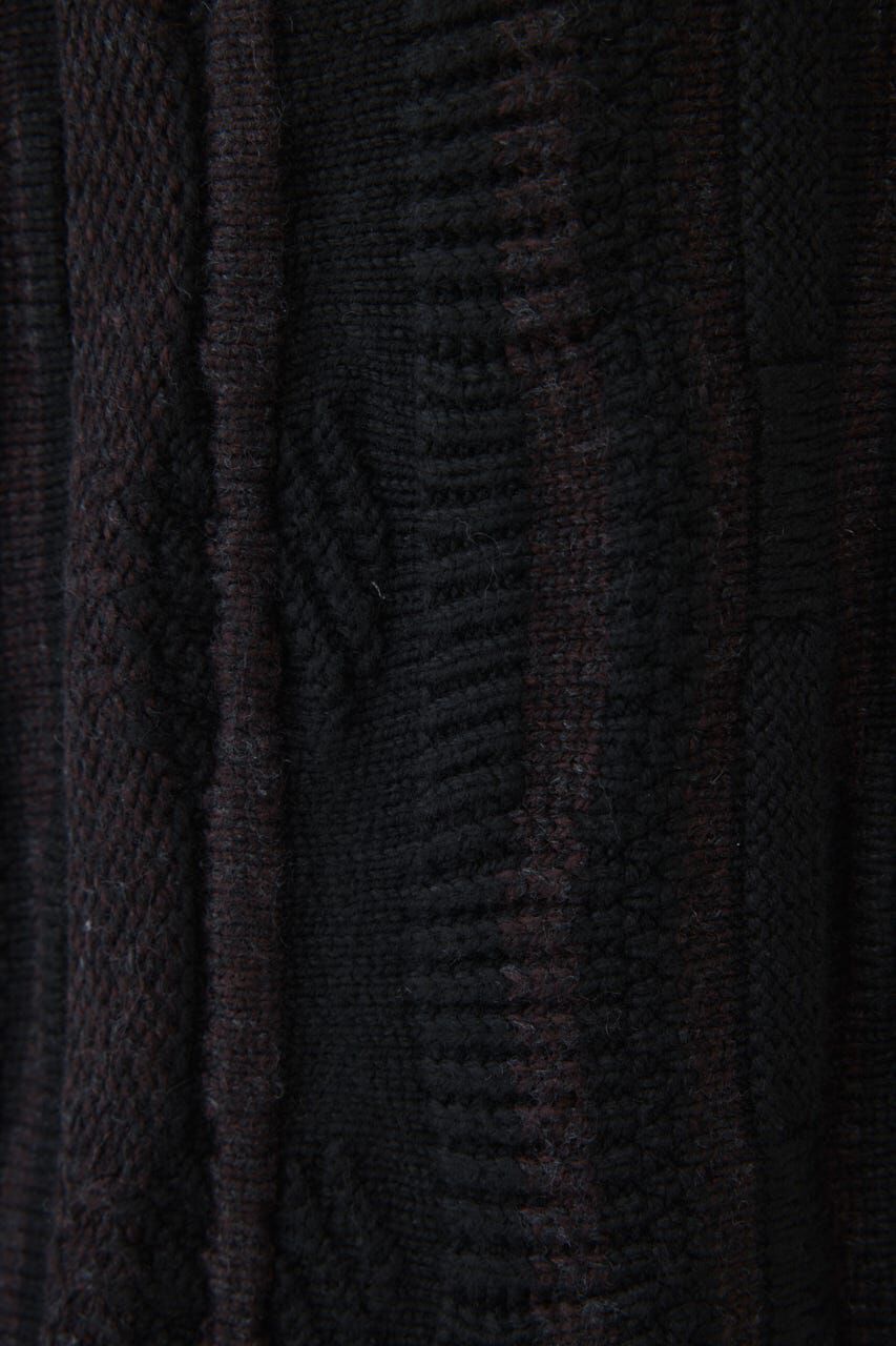 RIM.ARK 「Different surfaces knit CD」|カーディガン|