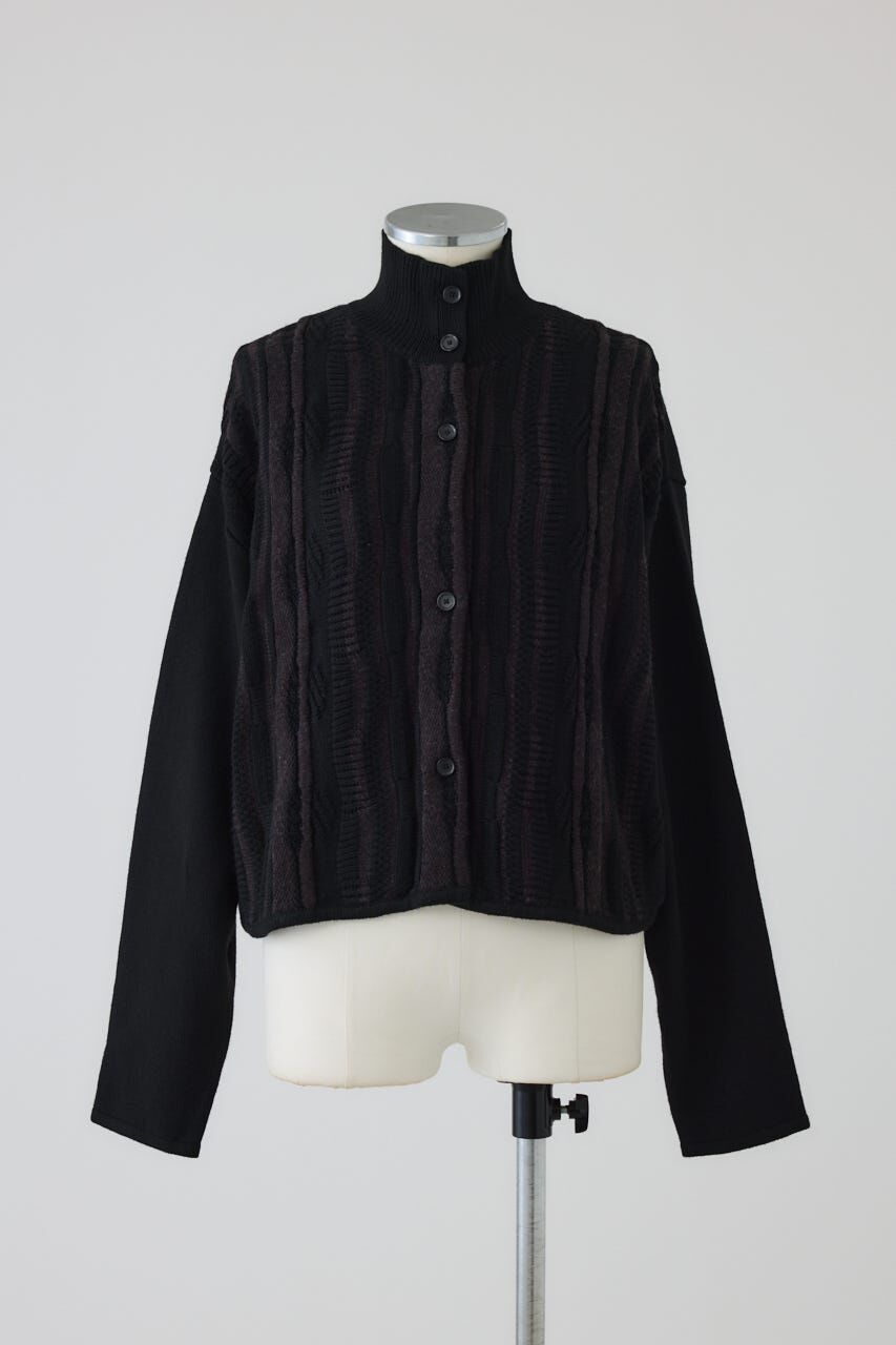 RIM.ARK 「Different surfaces knit CD」|カーディガン|