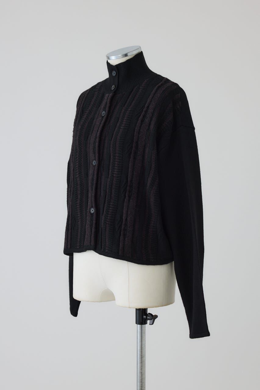 RIM.ARK 「Different surfaces knit CD」|カーディガン|