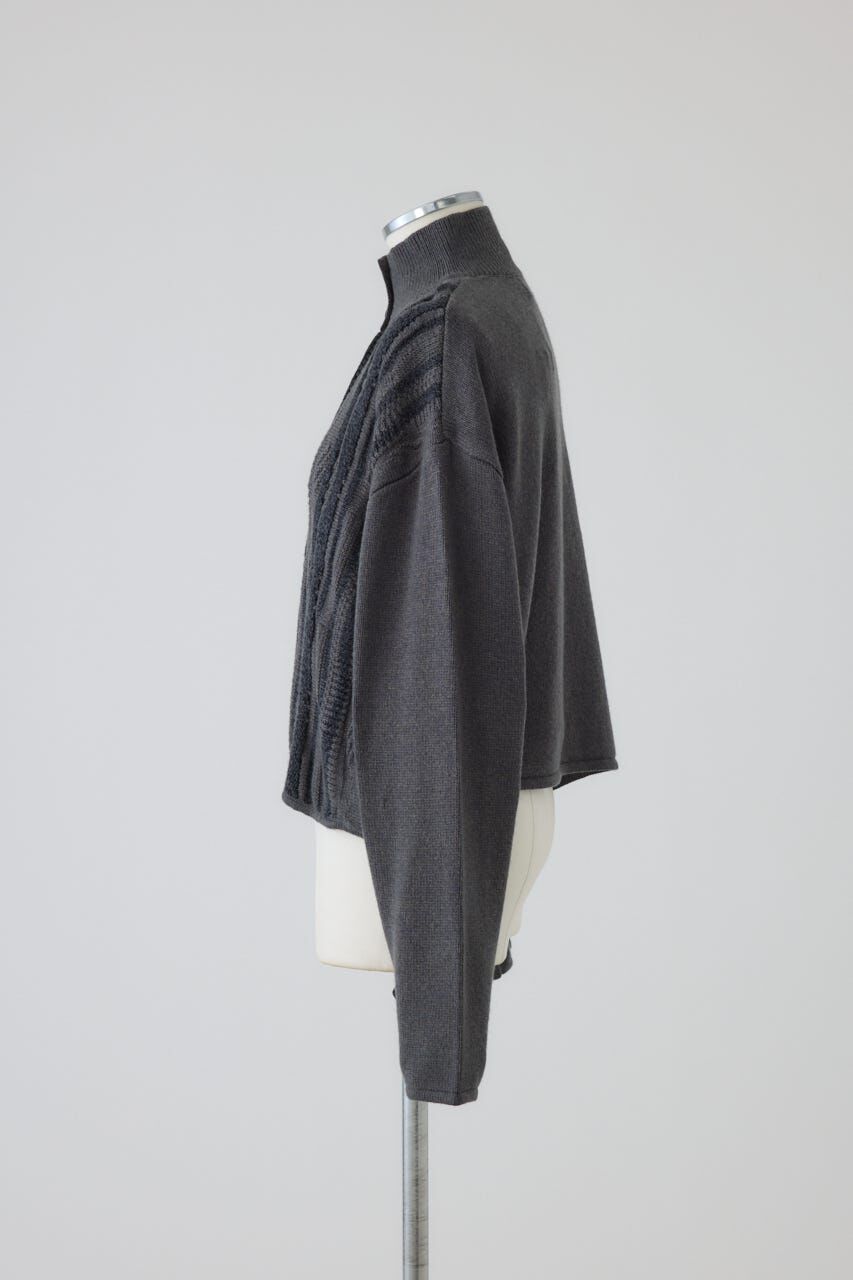 RIM.ARK 「Different surfaces knit CD」|カーディガン|