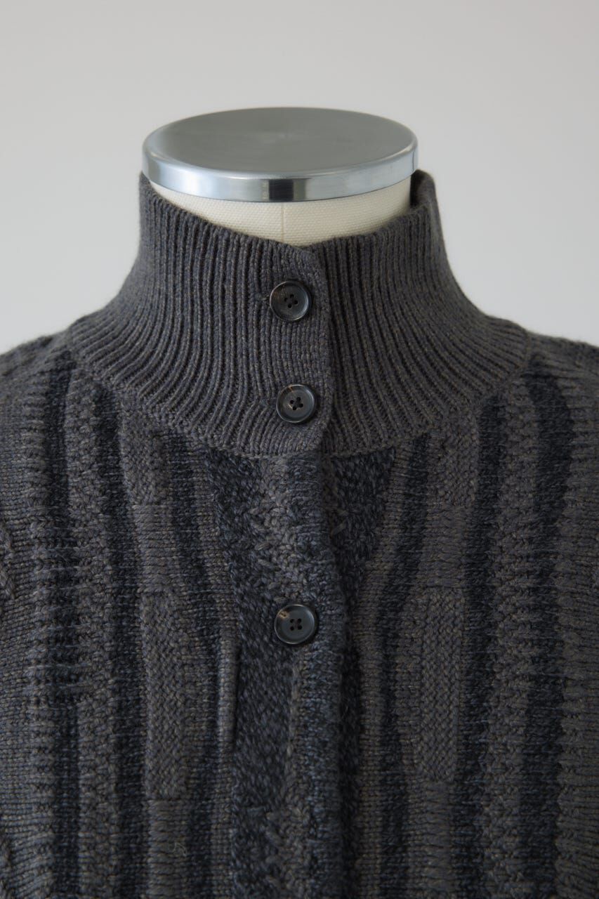 RIM.ARK 「Different surfaces knit CD」|カーディガン|