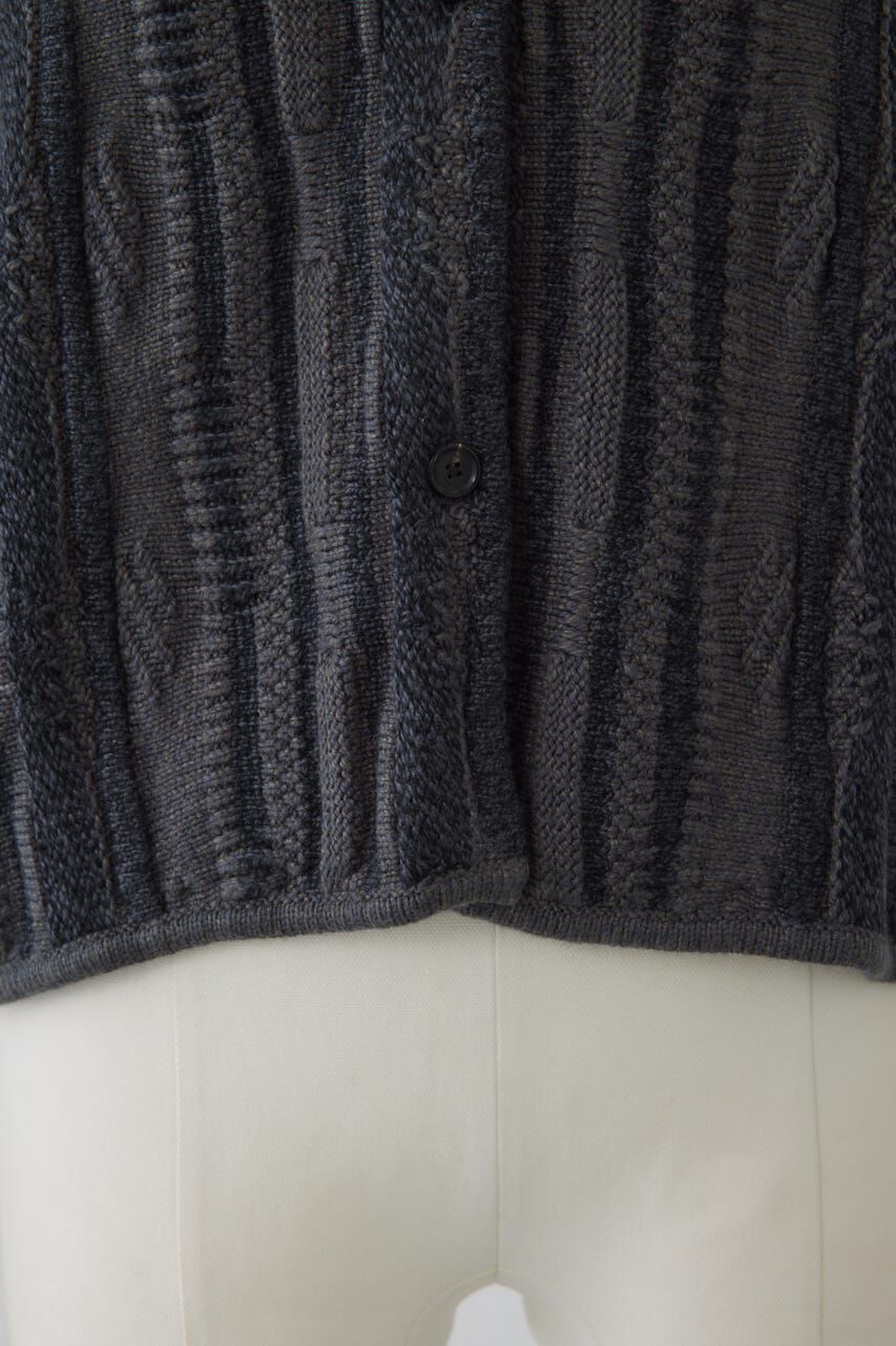 RIM.ARK 「Different surfaces knit CD」|カーディガン|