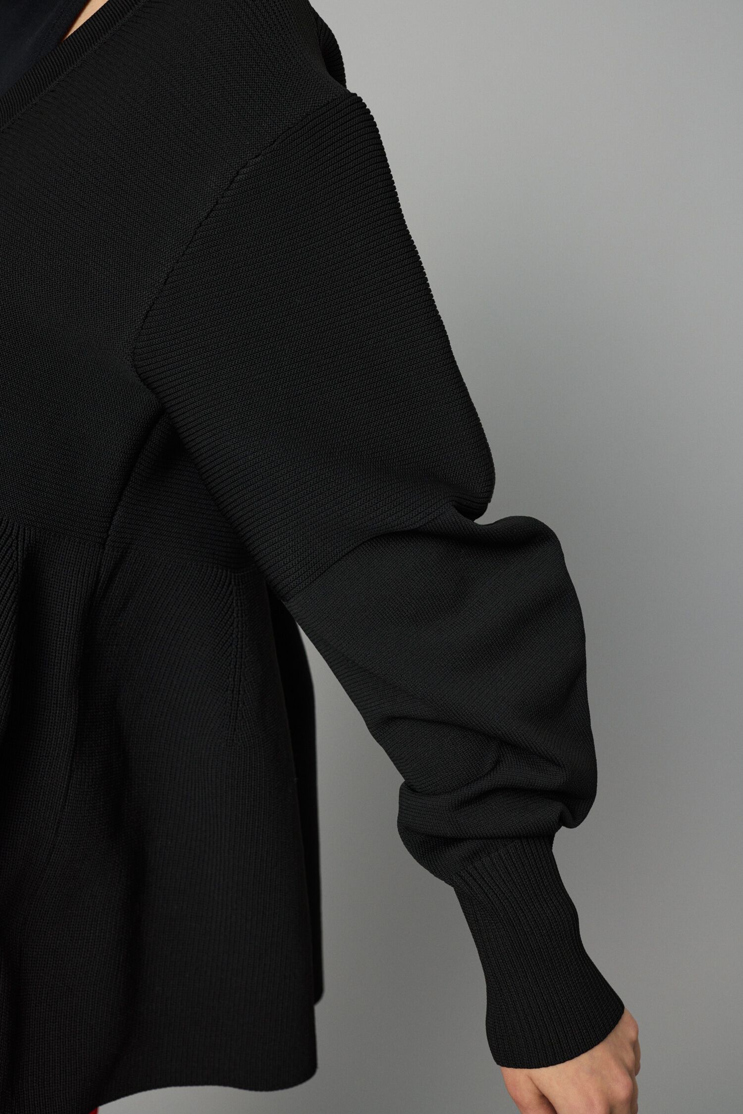 HeRIN.CYE「Jersey frill cardigan」|カーディガン|