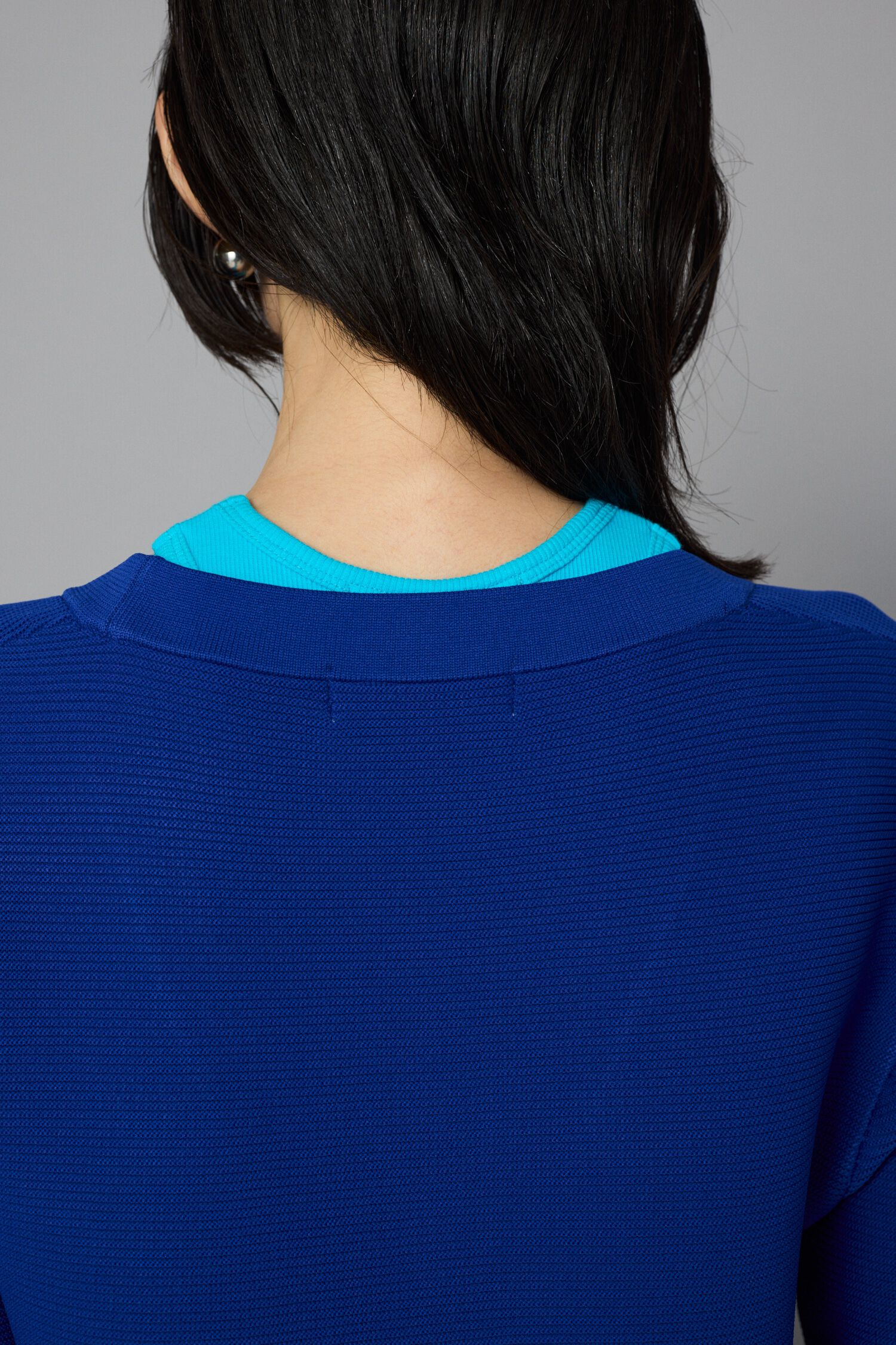 HeRIN.CYE「Jersey frill cardigan」|カーディガン|