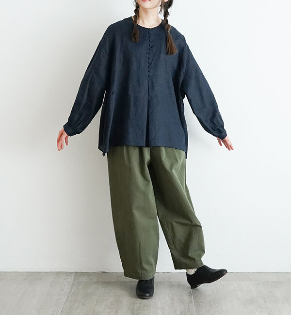 オオカミとフクロウ「オオカミと窓辺の小さな灯り&ldquo;長袖&rdquo;」|シャツ・ブラウス|