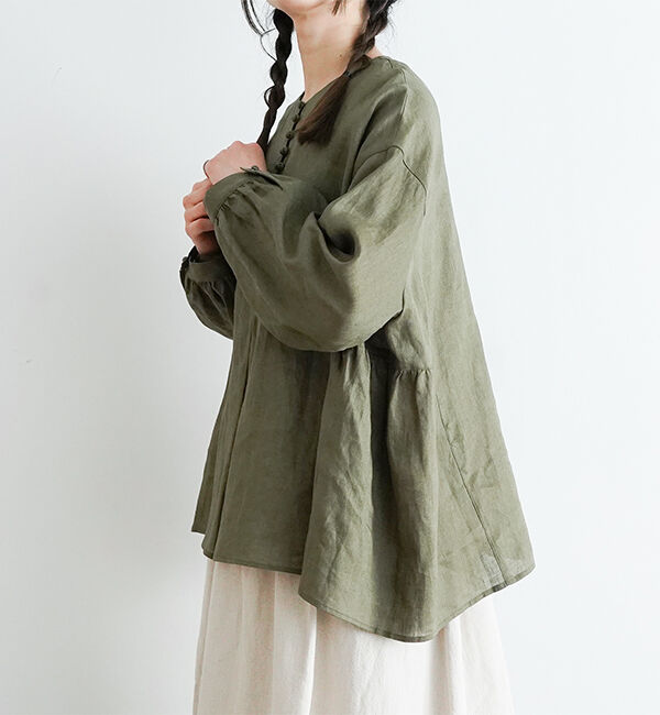 オオカミとフクロウ「オオカミと窓辺の小さな灯り&ldquo;長袖&rdquo;」|シャツ・ブラウス|