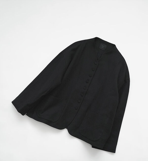 オオカミとフクロウ「オオカミとはじまりの季節に」|ノーカラージャケット|