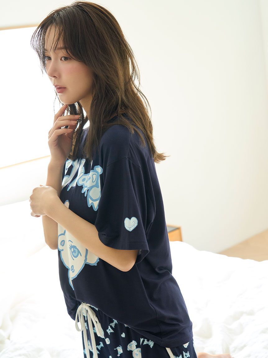 SNIDEL HOME「【icy baby】【接触冷感】Ｔシャツセットアップ」|ルームウェア|