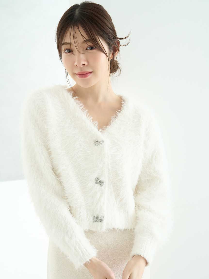 SNIDEL HOME「【NEW YEAR'S SPECIAL ITEM】シャギーカーディガン&times;ワンピースセット」|ルームウェア|