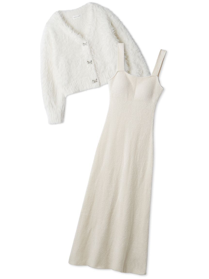 SNIDEL HOME「【NEW YEAR'S SPECIAL ITEM】シャギーカーディガン&times;ワンピースセット」|ルームウェア|