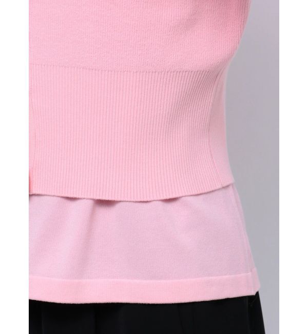 ELENDEEK「COMPACT CREW NECK TWIN KT」|カーディガン|