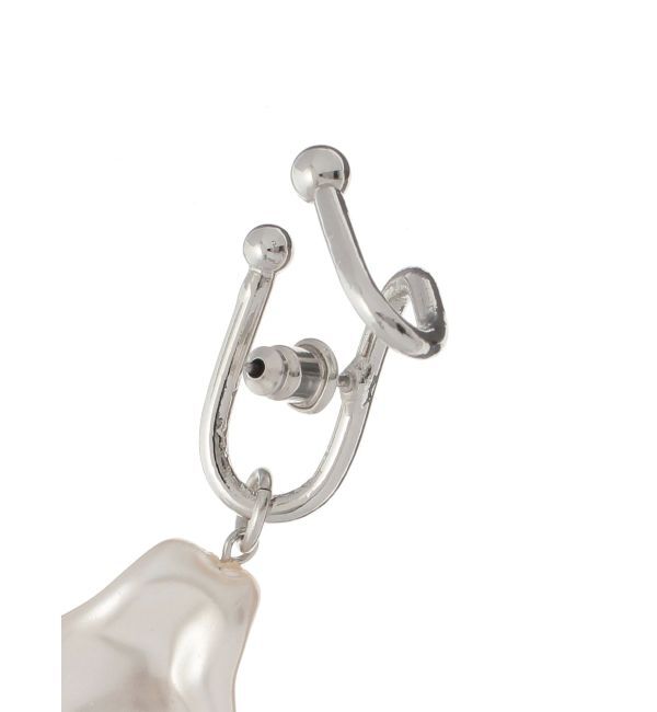 ELENDEEK「WAVE PEARL 2WAY PIERCE」|ピアス|