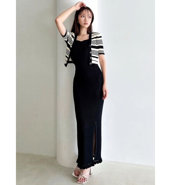 RESEXXY「5分袖ショートカーディガン【セットアップ着用可能】」|カーディガン|