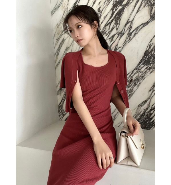 RESEXXY「5分袖ショートカーディガン【セットアップ着用可能】」|カーディガン|