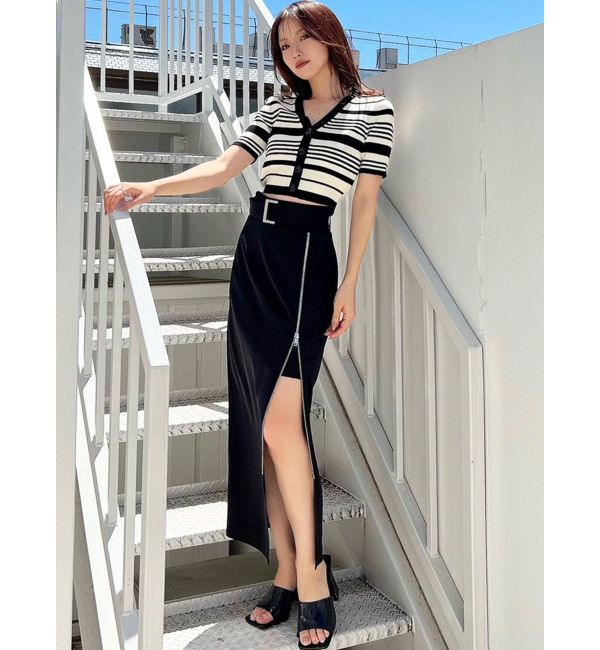 RESEXXY「5分袖ショートカーディガン【セットアップ着用可能】」|カーディガン|