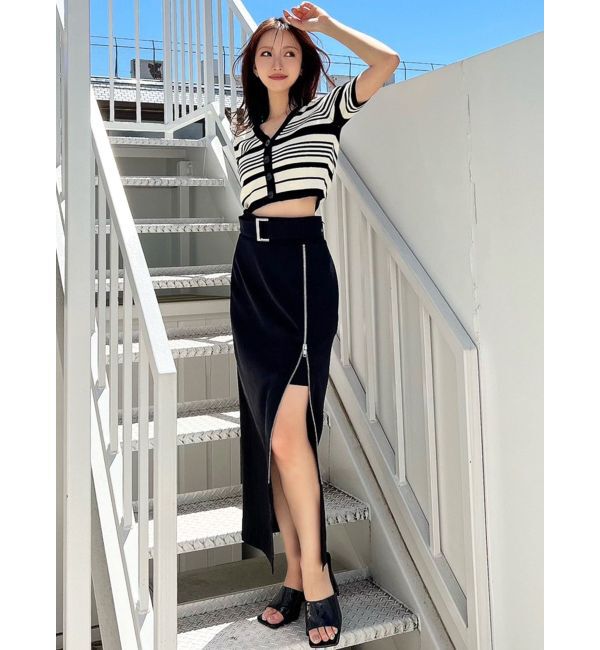 RESEXXY「5分袖ショートカーディガン【セットアップ着用可能】」|カーディガン|