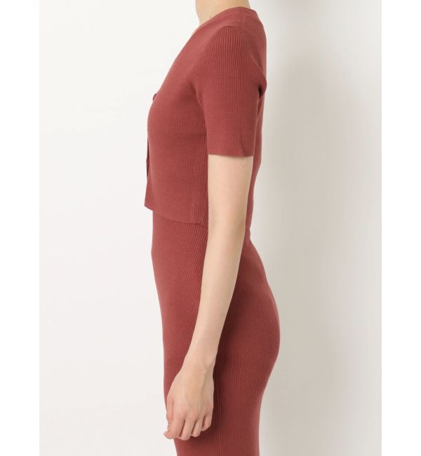 RESEXXY「5分袖ショートカーディガン【セットアップ着用可能】」|カーディガン|