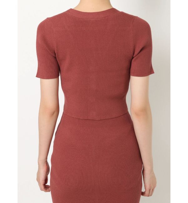 RESEXXY「5分袖ショートカーディガン【セットアップ着用可能】」|カーディガン|