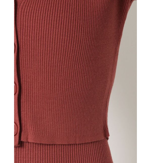 RESEXXY「5分袖ショートカーディガン【セットアップ着用可能】」|カーディガン|