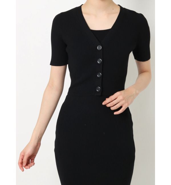 RESEXXY「5分袖ショートカーディガン【セットアップ着用可能】」|カーディガン|