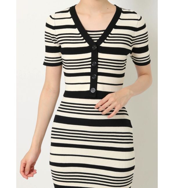 RESEXXY「5分袖ショートカーディガン【セットアップ着用可能】」|カーディガン|